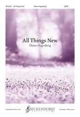 All Things New SATB choral sheet music cover